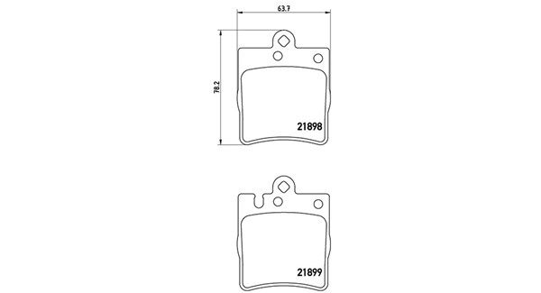 MAGNETI MARELLI Piduriklotsi komplekt,ketaspidur 363700450033